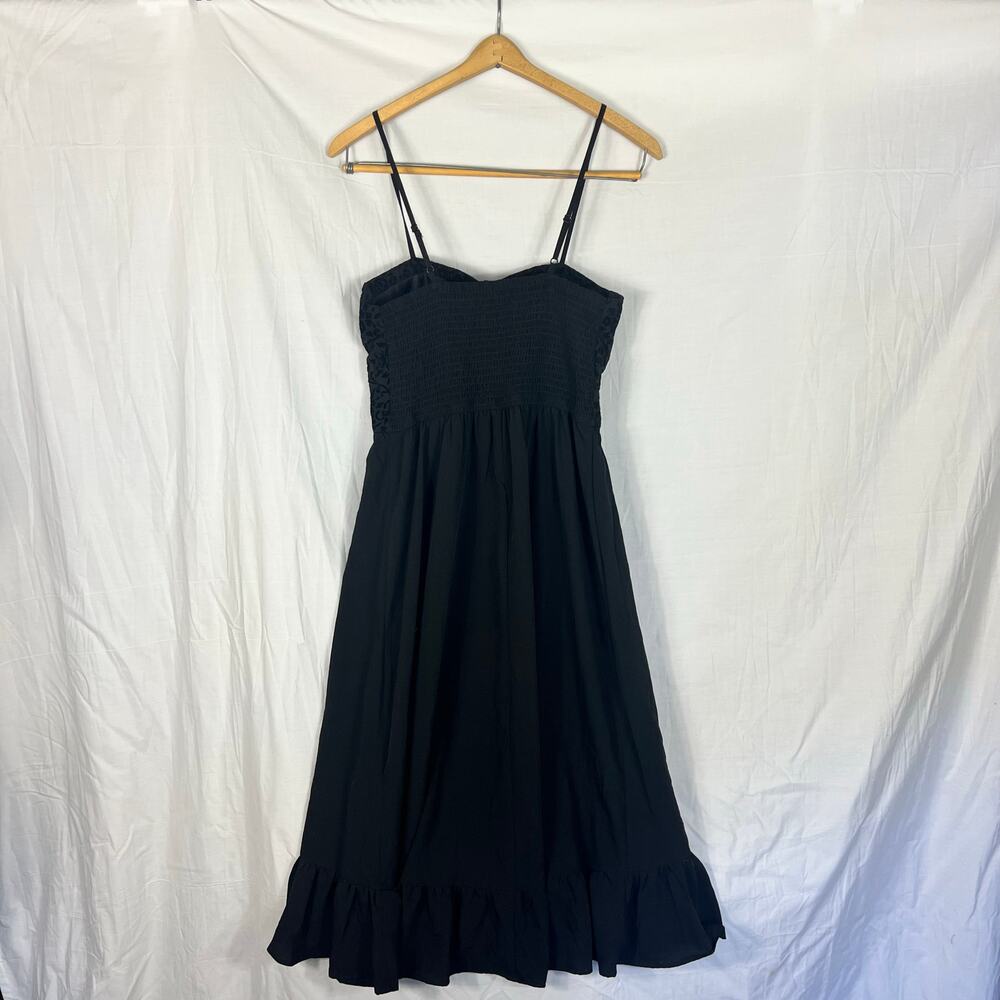 NWT Band of the Free Black Dress Women's Medium Sweetheart Velvet Top - Picture 7 of 8